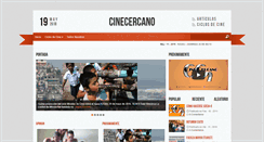 Desktop Screenshot of cinecercano.com